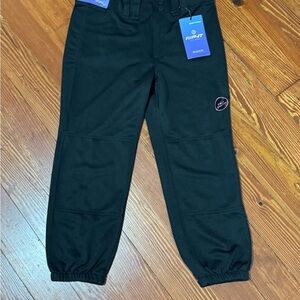 #7 Black Rip-it women’s softball pants size adult Medium